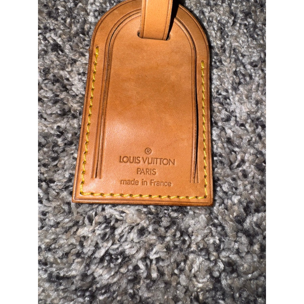 Louis Vuitton Vachetta Leather Luggage Tag | Made in France - Picture 3 of 7